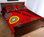 custom-text-1saustralia-quilt-cover-set-aboriginal-dot-patterns-turtle