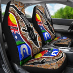 car-seat-covers-australian-aboriginal-crocodile-with-naidoc-flags