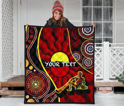 custom-1saustralia-premium-quilt-australia-aboriginal-dots-with-didgeridoo
