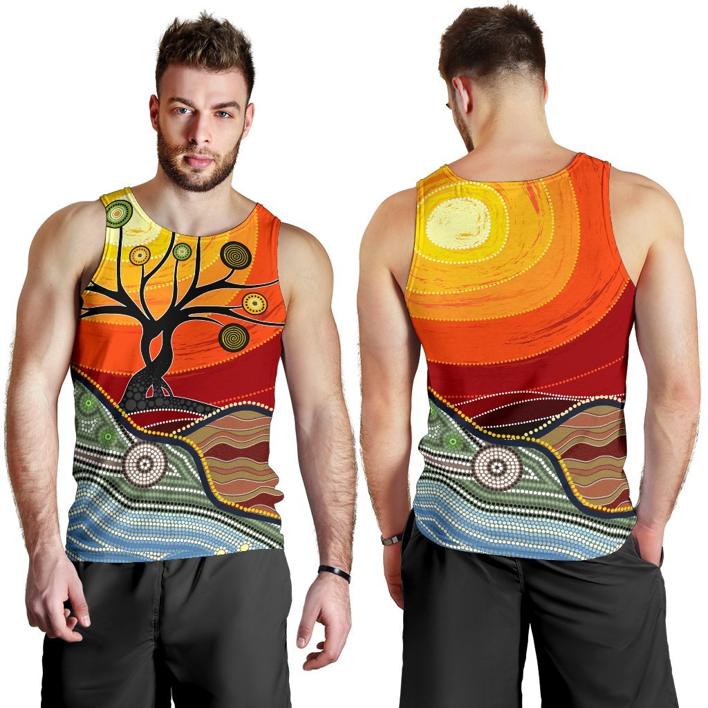 mens-tank-top-australian-aboriginal-tree