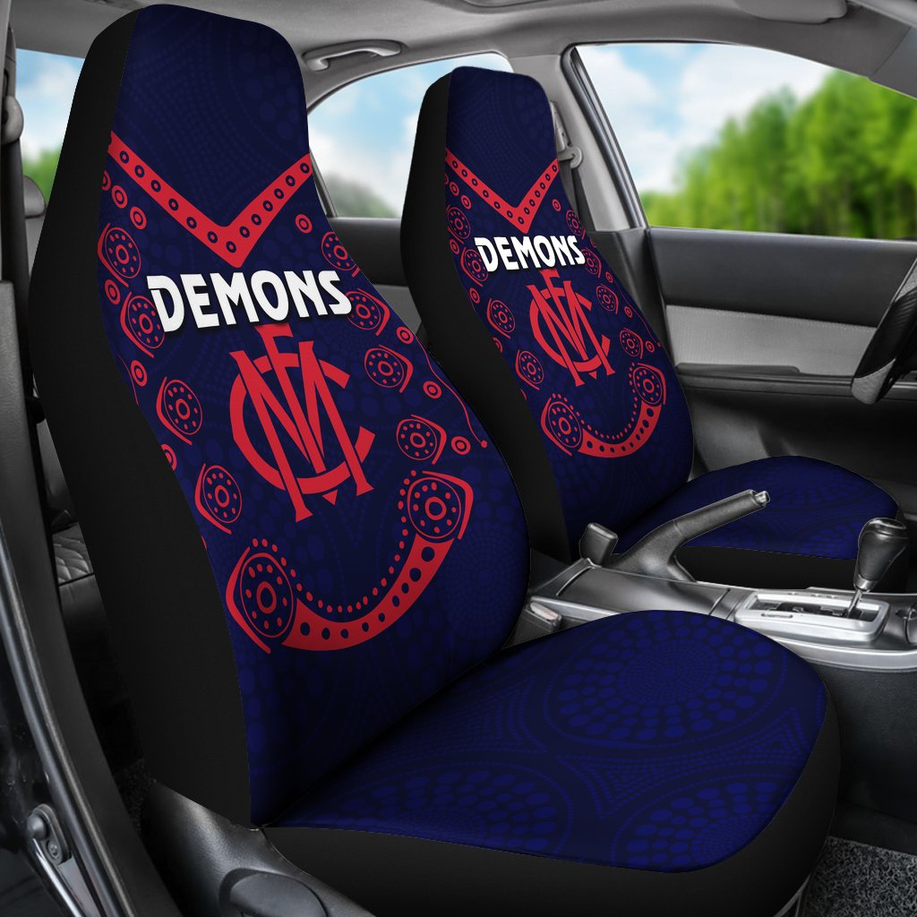 melbourne-demons-indigenous-car-seat-covers-football