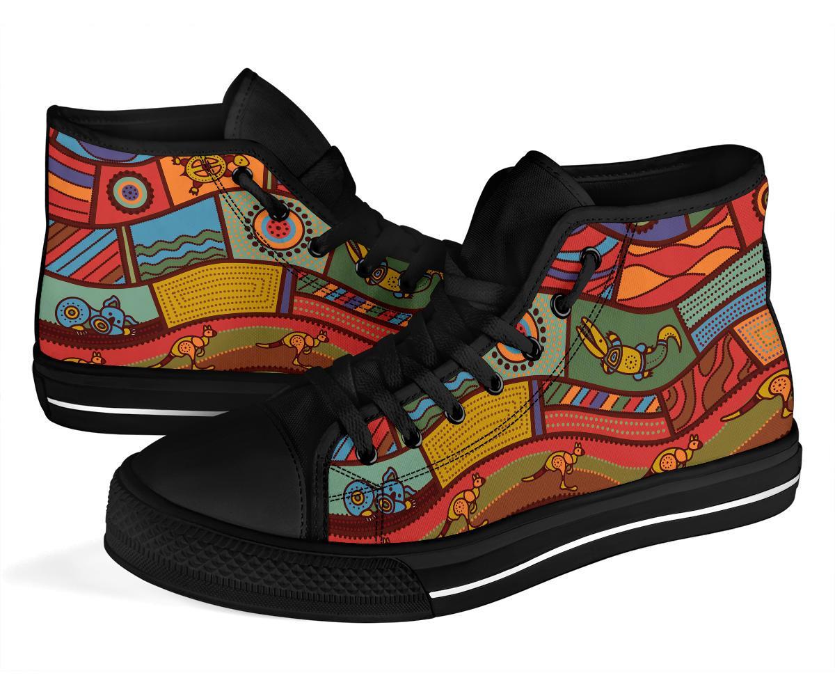 high-top-shoe-aboriginal-art-with-animals