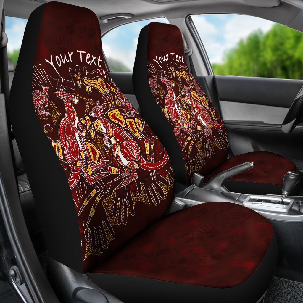 custom-aboriginal-car-seat-covers-kangaroo-family-with-hand-art
