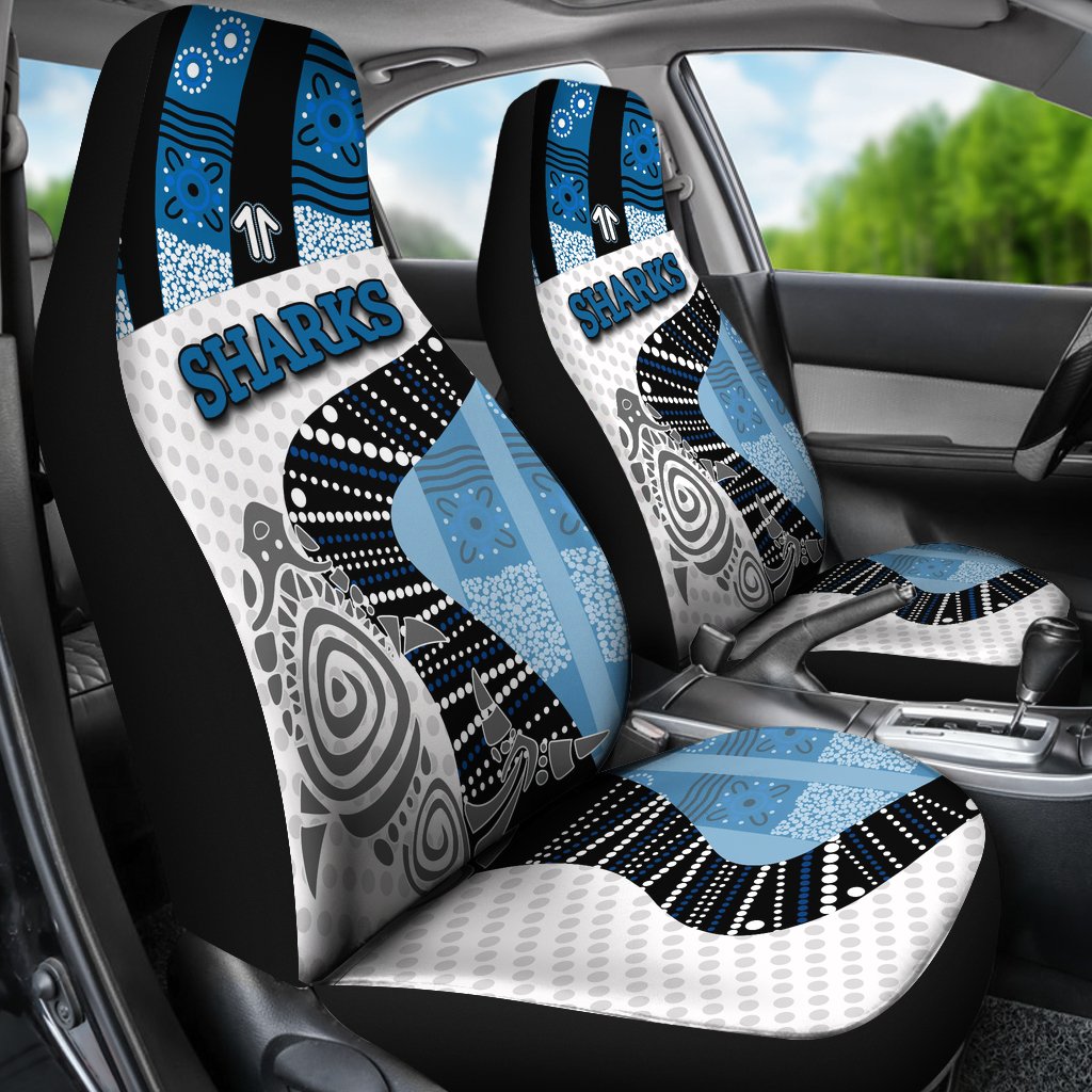 sharks-car-seat-cover