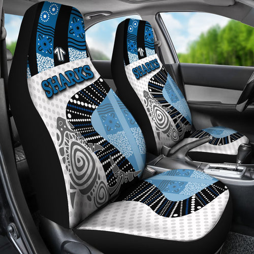 sharks-car-seat-cover