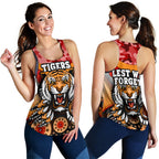 Tigers Women's Racerback Tank Wests Anzac Day Special version - Vibe Hoodie