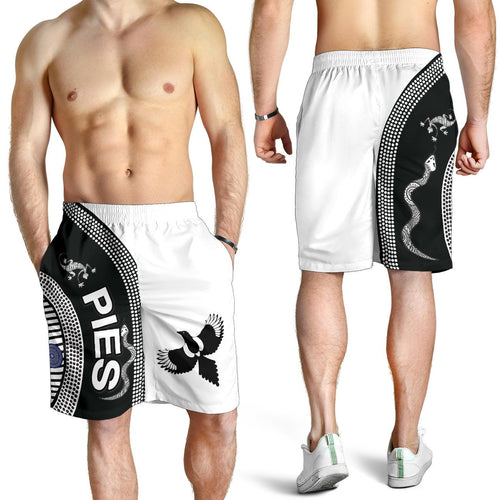 combo-polo-shirt-and-men-short-collingwood-pies-unique-indigenous