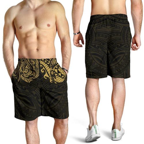 new-zealand-all-over-print-mens-shorts-maori-polynesian-tattoo-gold