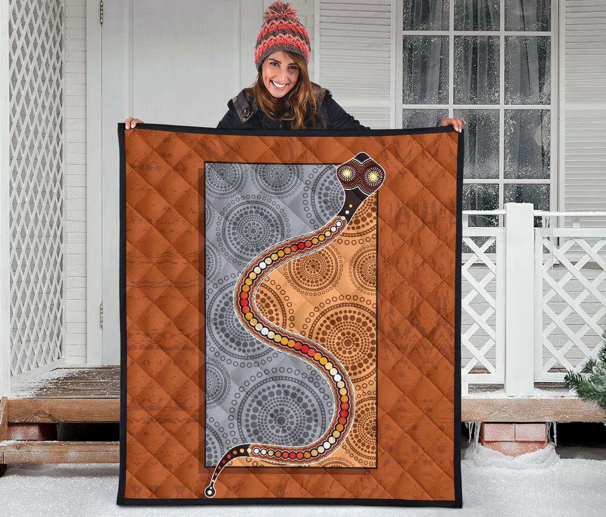 aboriginal-premium-quilt-indigenous-snake