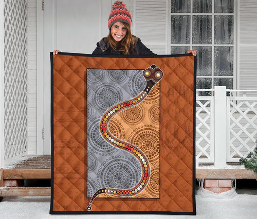 aboriginal-premium-quilt-indigenous-snake
