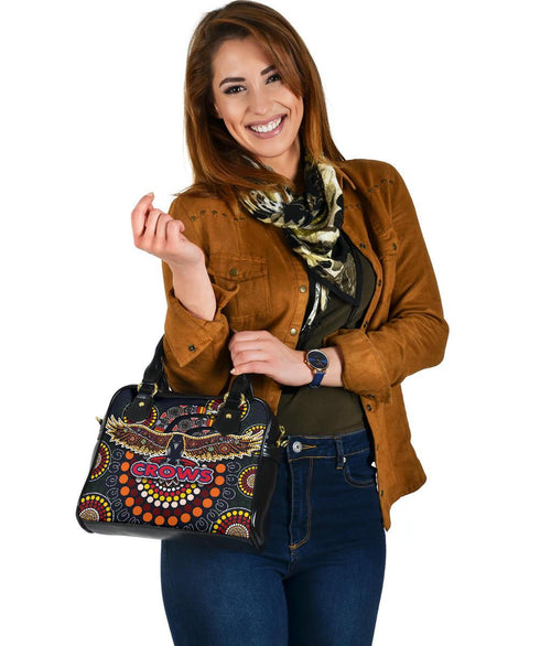 Adelaide Shoulder Handbag Indigenous Crows - Vibe Hoodie