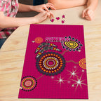 sydney-premium-wood-jigsaw-puzzle-sixers-indigenous-magenta