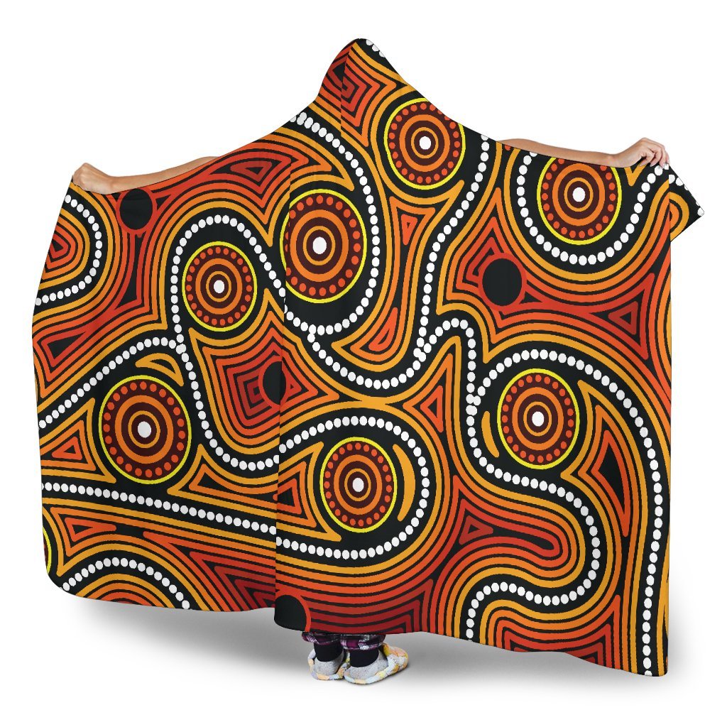 hooded-blanket-indigenous-circle-dot-painting-ver01