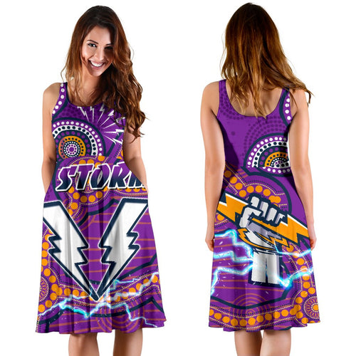 Storm Women Dress Melbourne Indigenous Thunder - Vibe Hoodie