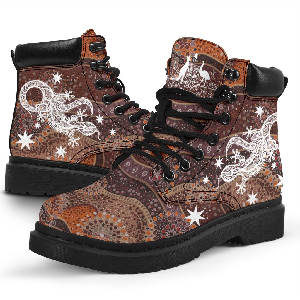aboriginal-boots-lizard-patterns-circle-dot-painting-all-season-1
