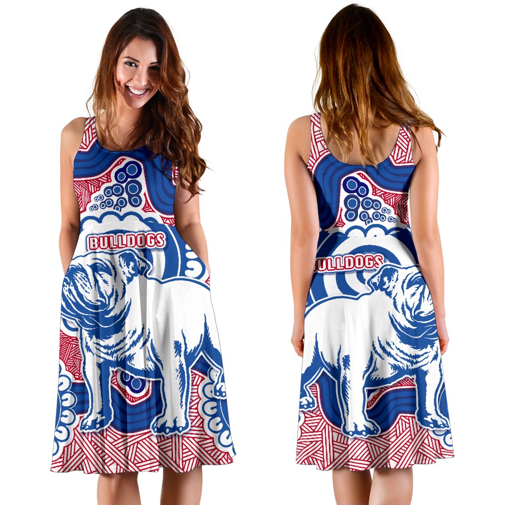 Western Women's Dress Bulldogs Simple Indigenous - Vibe Hoodie