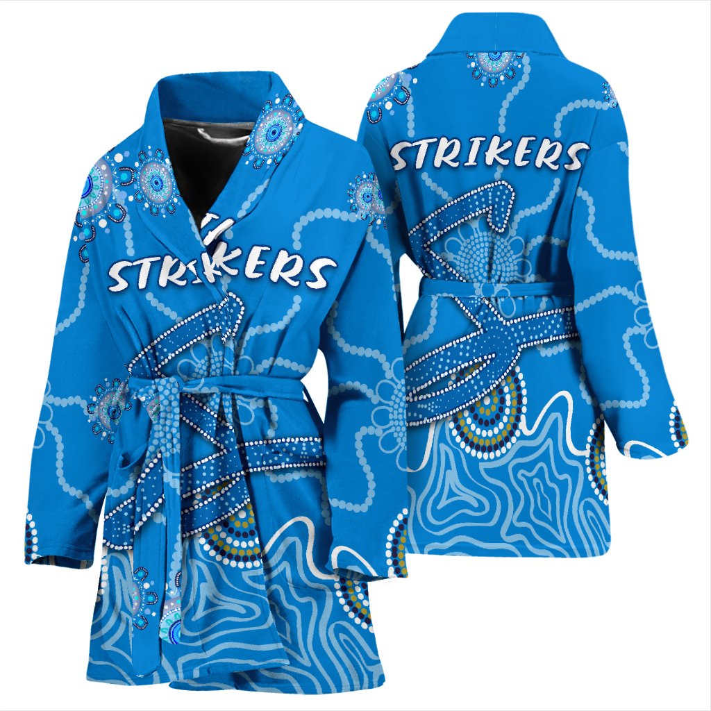 strikers-women-bath-robe-indigenous-blue-energy