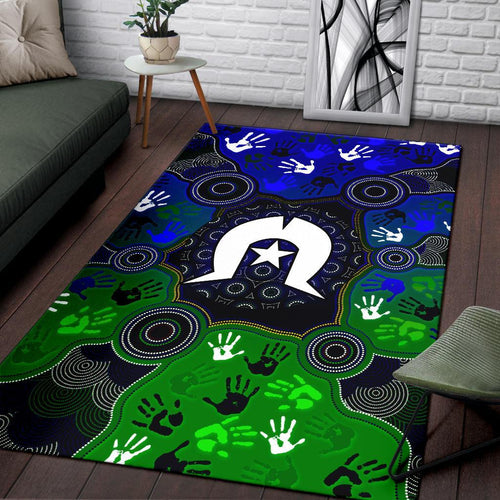 aboriginal-area-rug-torres-strait-symbol-with-indigenous-patterns
