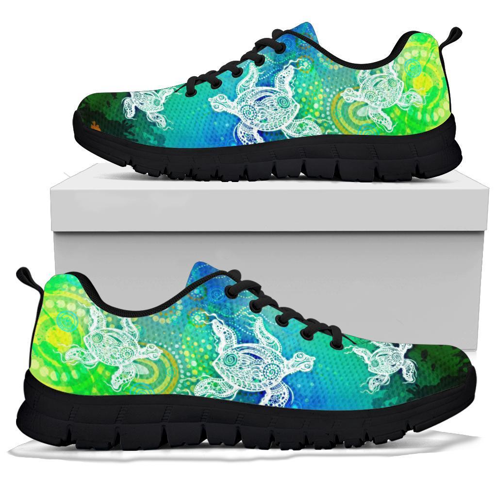aboriginal-sneakers-indigenous-turtle-ocean-dot-painting-art