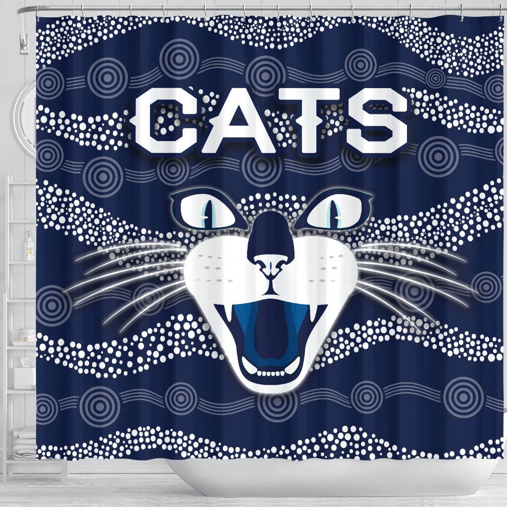 geelong-shower-curtain-cats-indigenous-navy