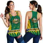 Racerback Tank - Australian Coat Of Arms Tank Koala - Vibe Hoodie