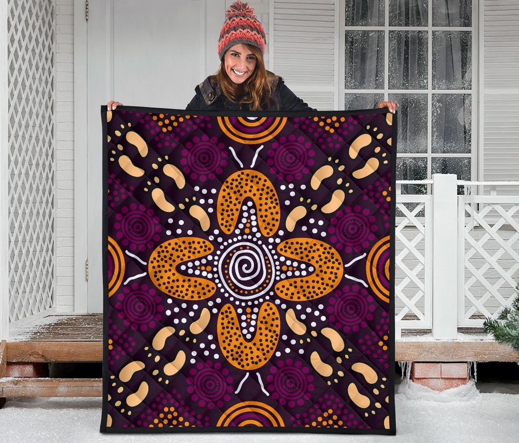 aboriginal-premium-quilt-flowers-dot-panting-art