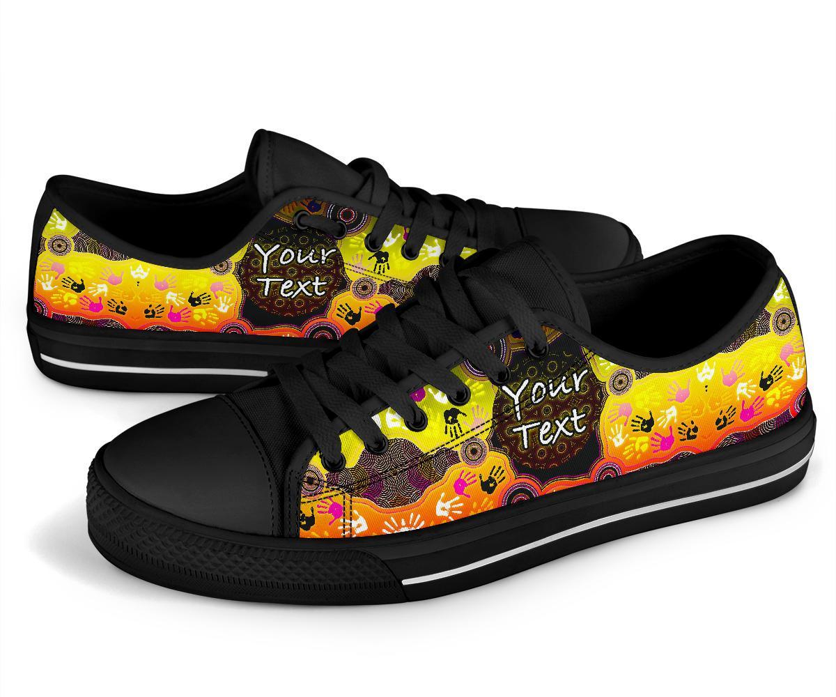 custom-aboriginal-low-top-shoe-indigenous-circle-dot-painting-hand-art-bn18
