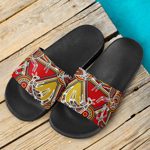 aboriginal-slide-sandals-kangaroo-dot-painting-patterns