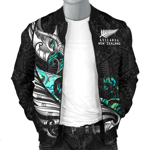 new-zealand-bomber-jacket-for-men-manaia-paua-fern-wing-white