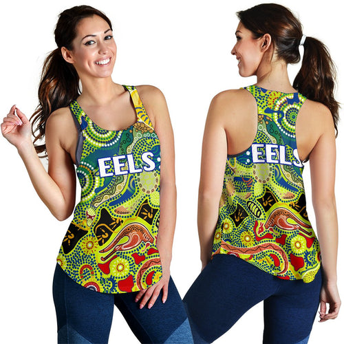 Parramatta Women's Racerback Tank Eels Unique Indigenous - Vibe Hoodie