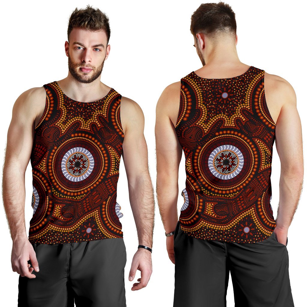aboriginal-mens-tank-top-aboriginal-human-dot-painting-art