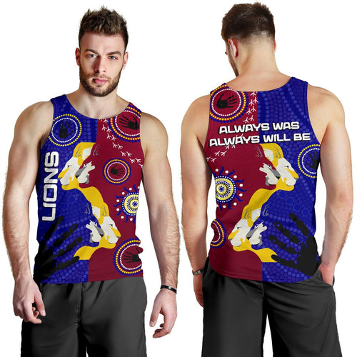 naidoc-brisbane-lions-men-tank-top-indigenous-style