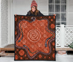 aboriginal-premium-quilt-australia-snake-aboriginal