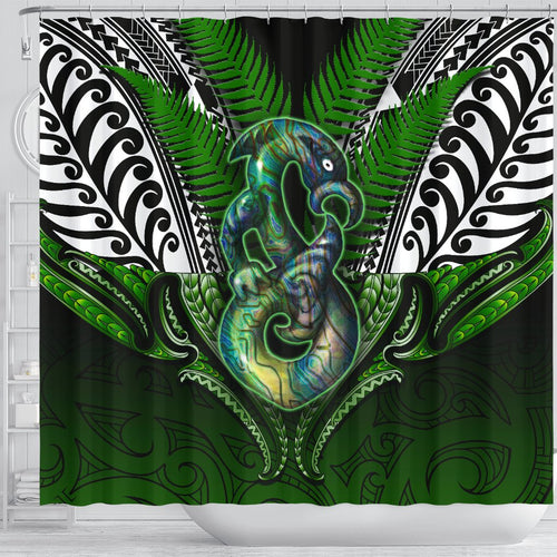 manaia-mythology-shower-curtain-silver-fern-maori-tattoo