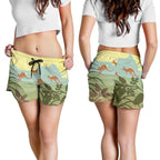 Short - Kangaroo Short Uluru Landscape Art - Women - Vibe Hoodie
