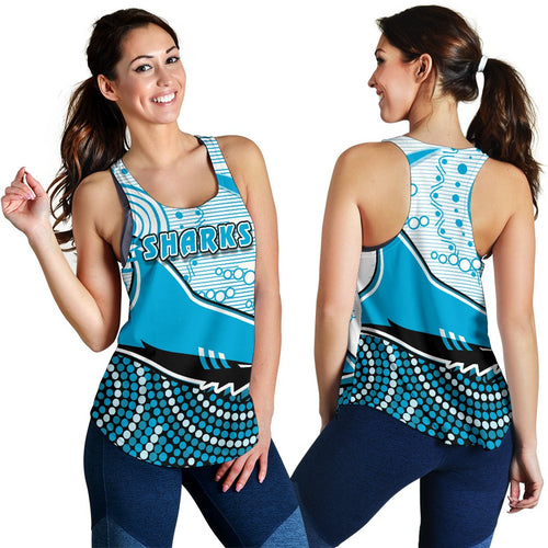 Sharks Women Racerback Tank Cronulla Indigenous Unique - Vibe Hoodie