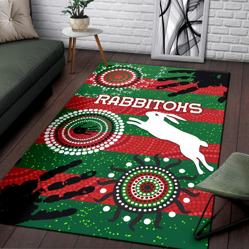 south-sydney-rabbitohs-indigenous-area-rug-country-style-no-1