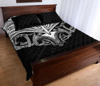 quilt-bed-set-nz-maori-tattoo-koru-white