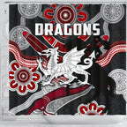 dragons-shower-curtain-st-george-indigenous-black