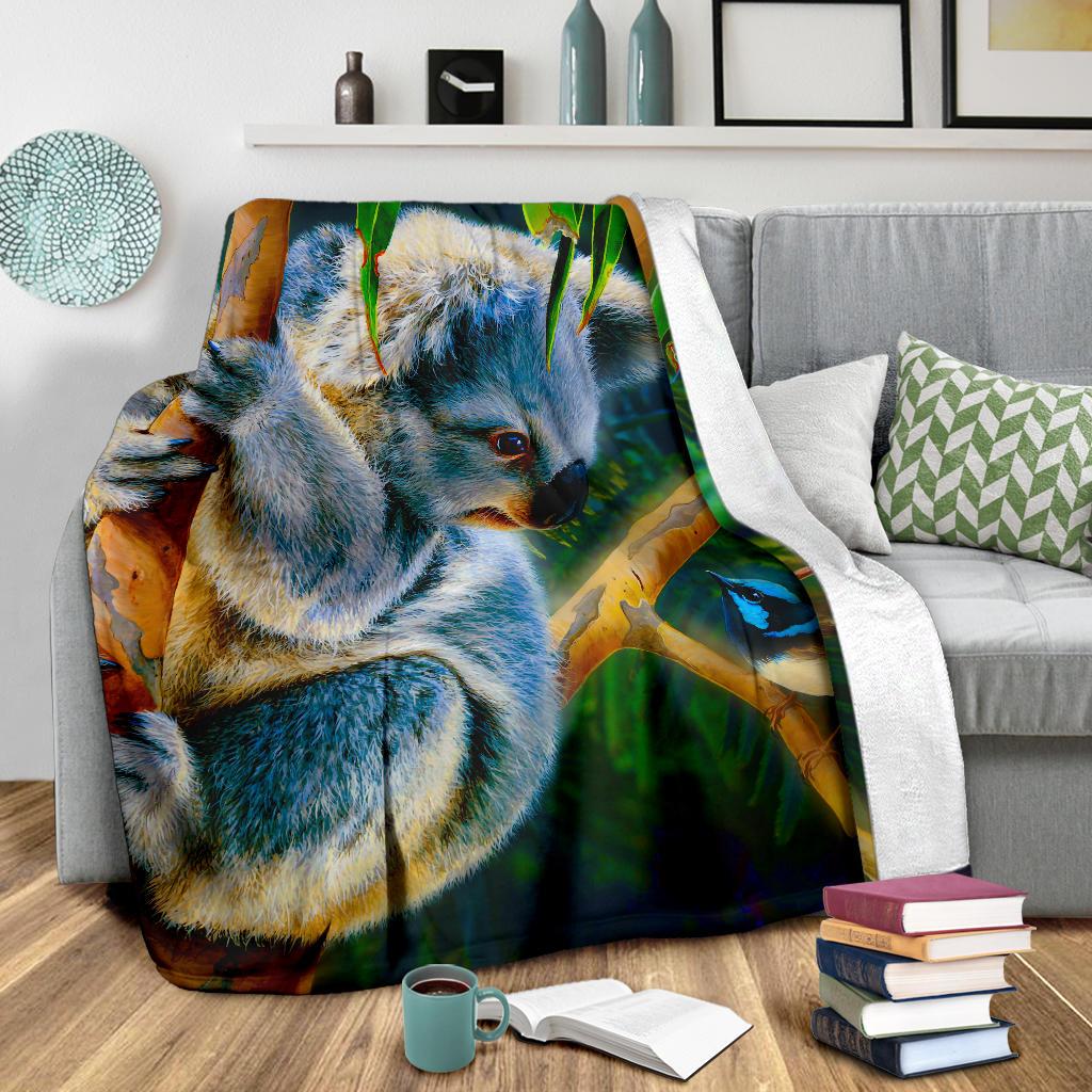 premium-blanket-3d-koala-blanket-koala-aussie-greeting