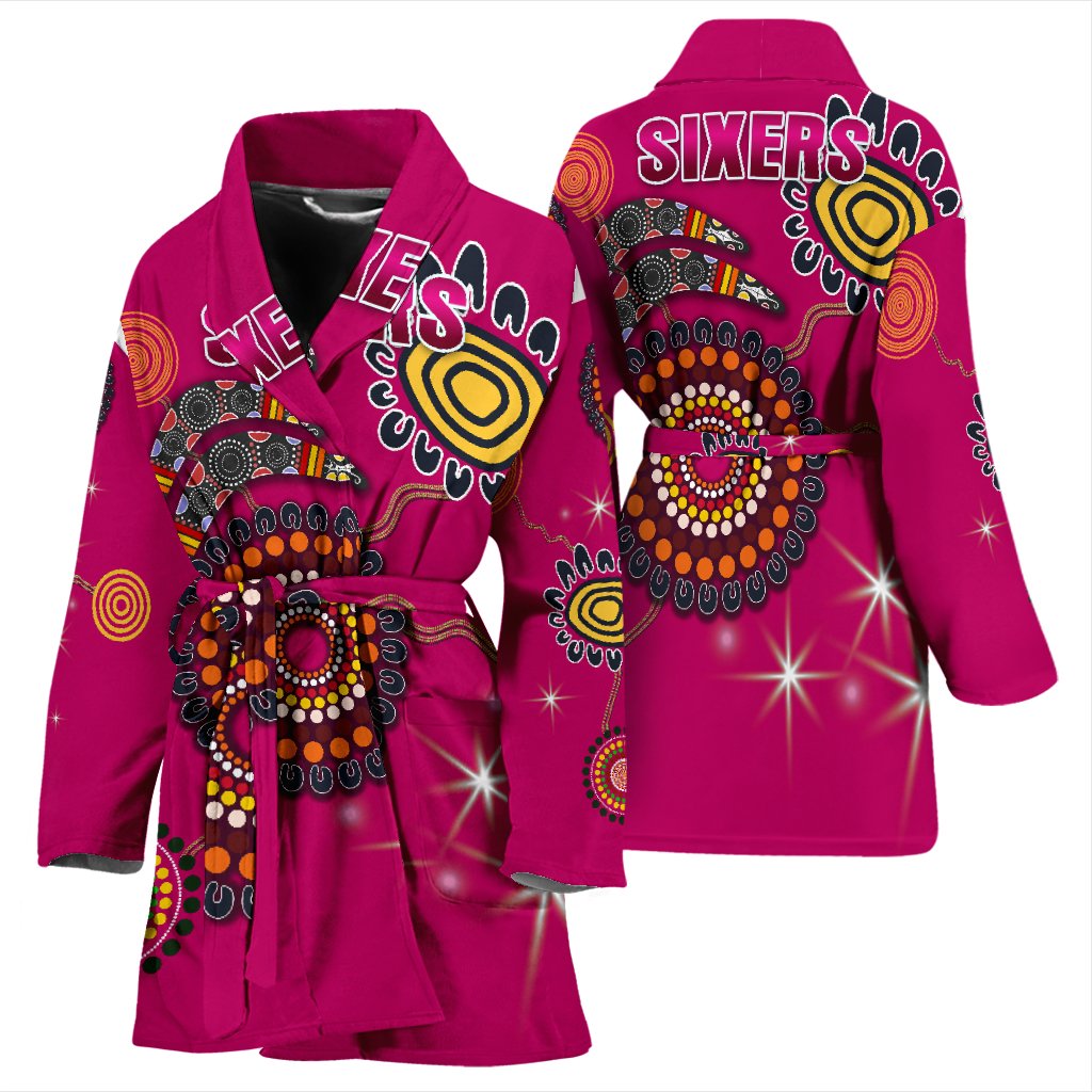 sydney-womens-bath-robe-sixers-indigenous-magenta