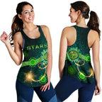Melbourne Galaxy Women Racerback Tank Stars Indigenous - Vibe Hoodie
