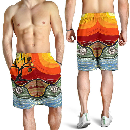 mens-short-australian-aboriginal-tree