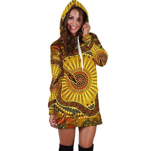 hoodie-dress-australian-aboriginal-snake-rainbow-serpent