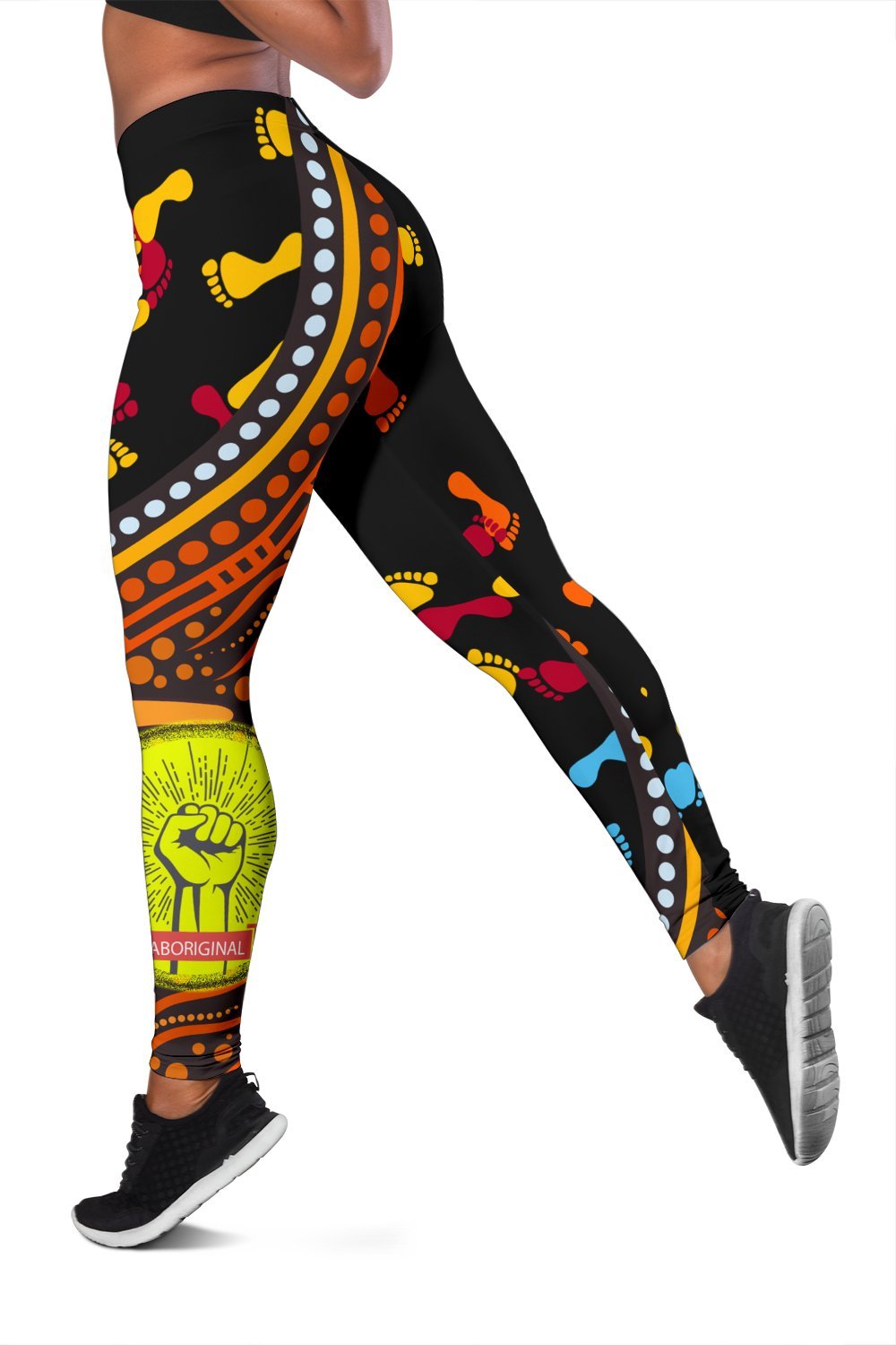 leggings-aboriginal-style-flag-dot-painting