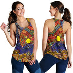 Racerback Tanks- Shaman People and Animals - Vibe Hoodie