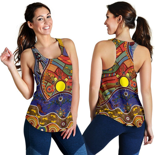 Racerback Tanks- Shaman People and Animals - Vibe Hoodie