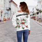 Rabbitohs Indigenous Off Shoulder Sweater Animals Aboriginal - Vibe Hoodie
