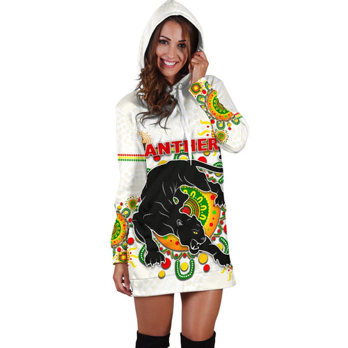 penrith-womens-hoodie-dress-indigenous-panthers-white