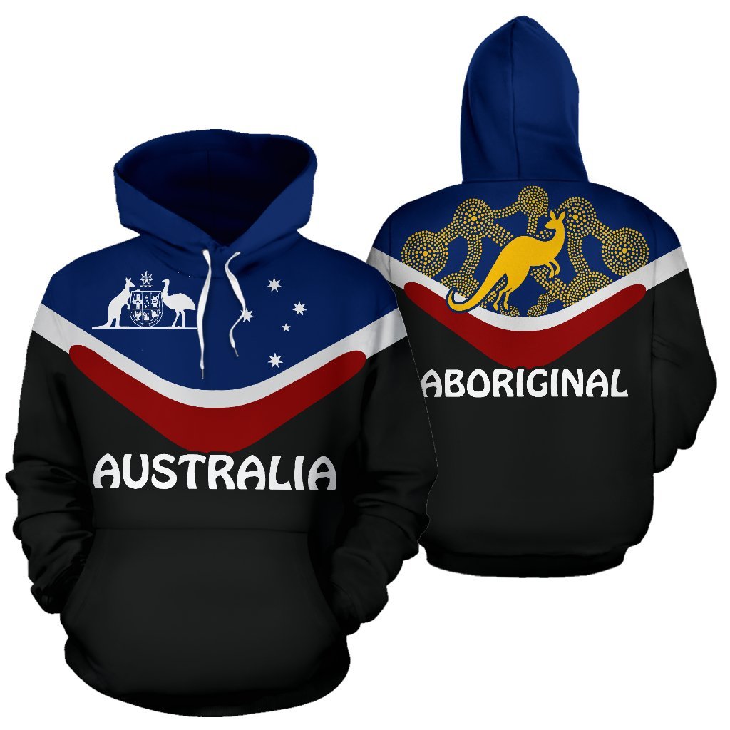 aboriginal-hoodie-kangaroo-coat-of-arms-aussie-hoodie-kangaroo